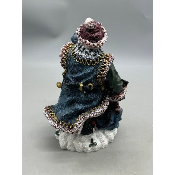 Hand-Painted Santa Claus Figurine Child & Gift Bag Holiday Decor Festive 10"READ - Picture 6 of 9